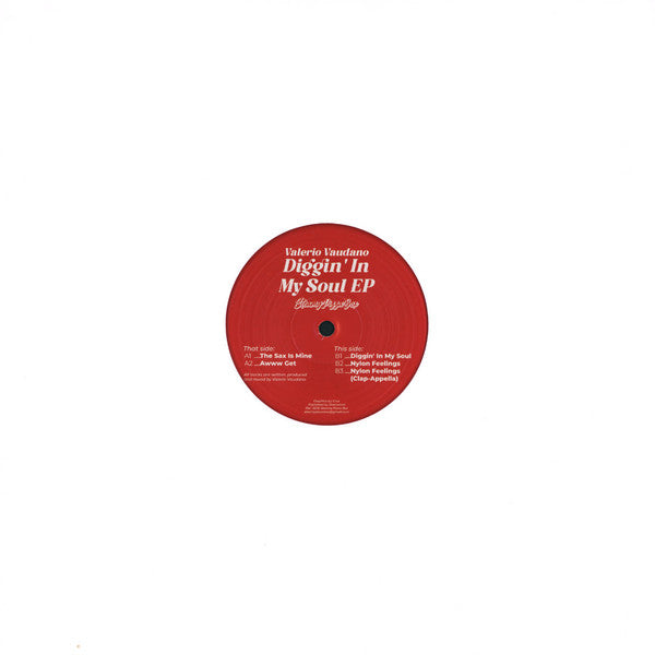 Valerio Vaudano : Diggin' In My Soul EP (12", EP)