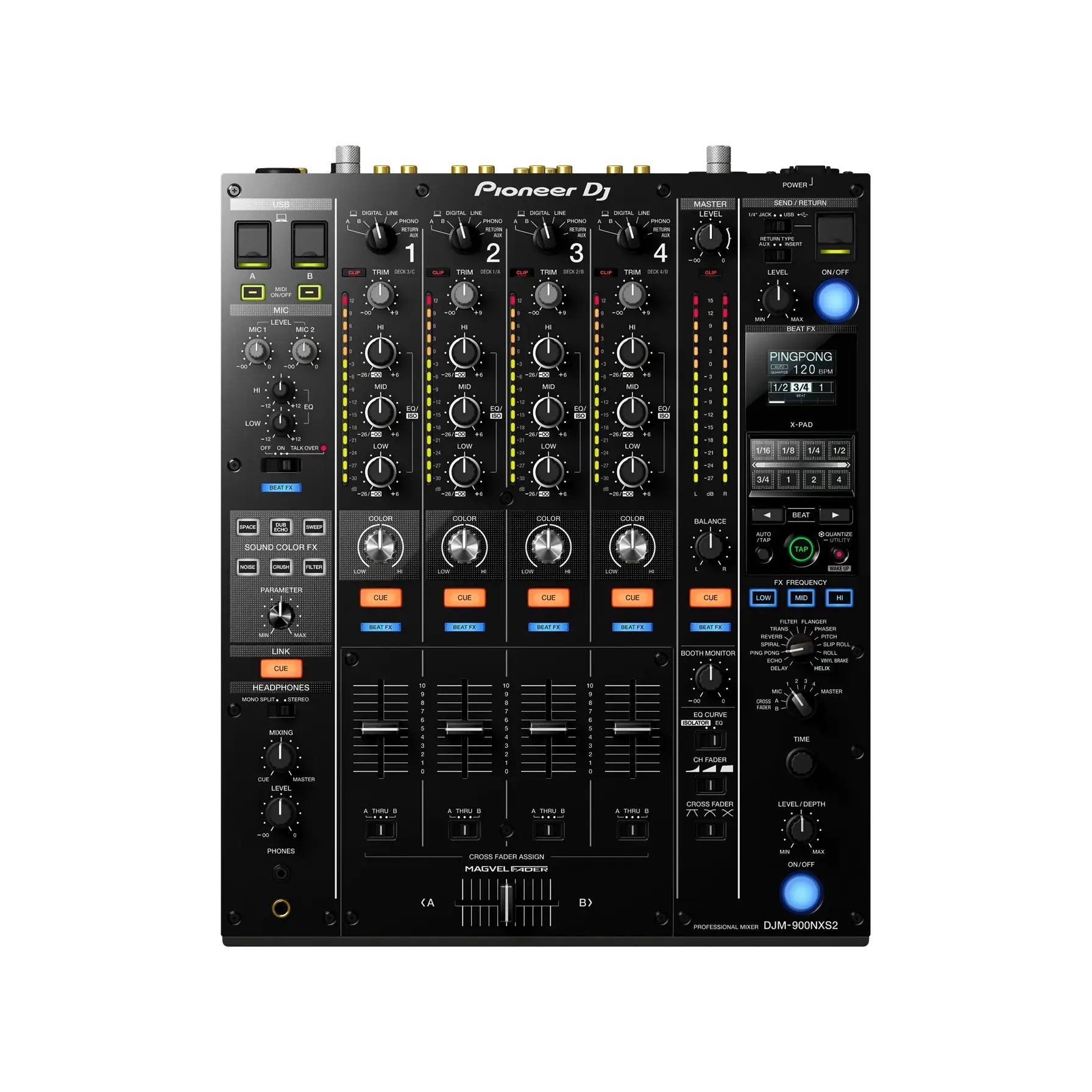 Pioneer DJM 900 NXS2 4-Channel Club Mixer