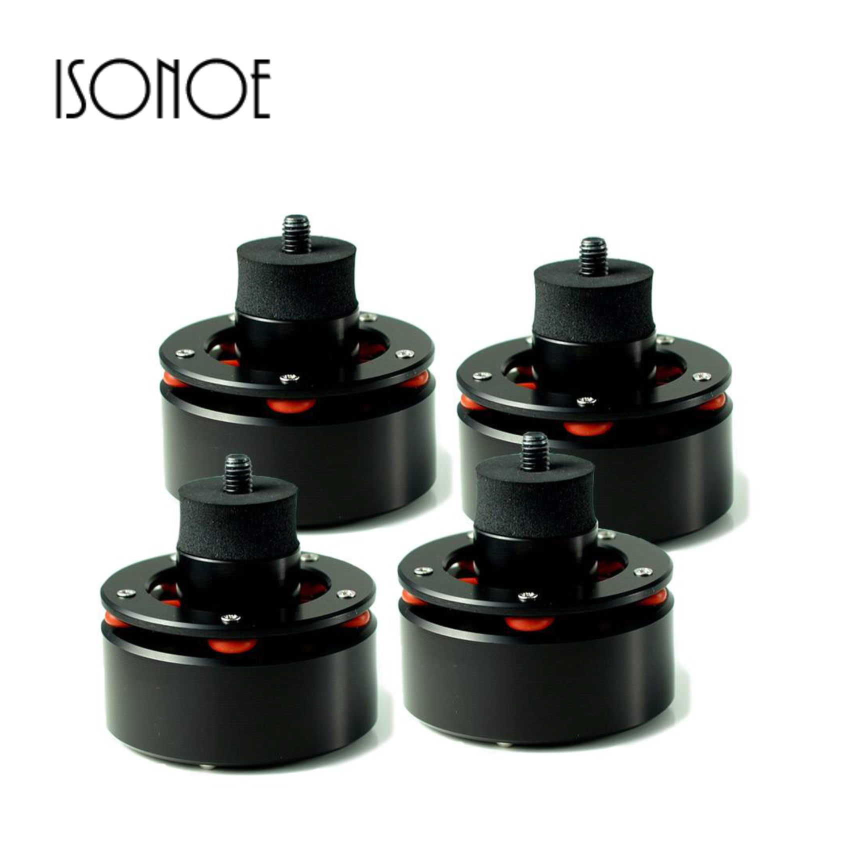 Isonoe Audio Isolation System Feet Black
