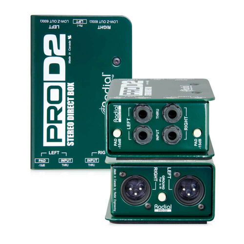 Radial D2 Stereo Passive Direct Box