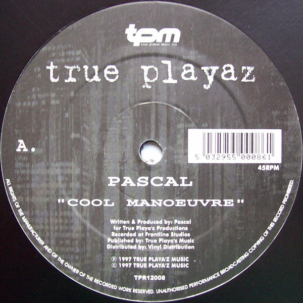 Pascal : Cool Manoeuvre / Vortex (12")