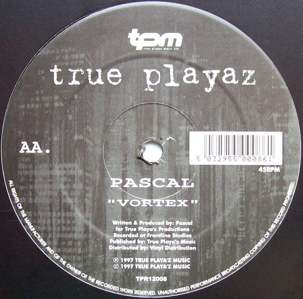 Pascal : Cool Manoeuvre / Vortex (12")