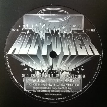 Louis Bell : All Power 2 (12")