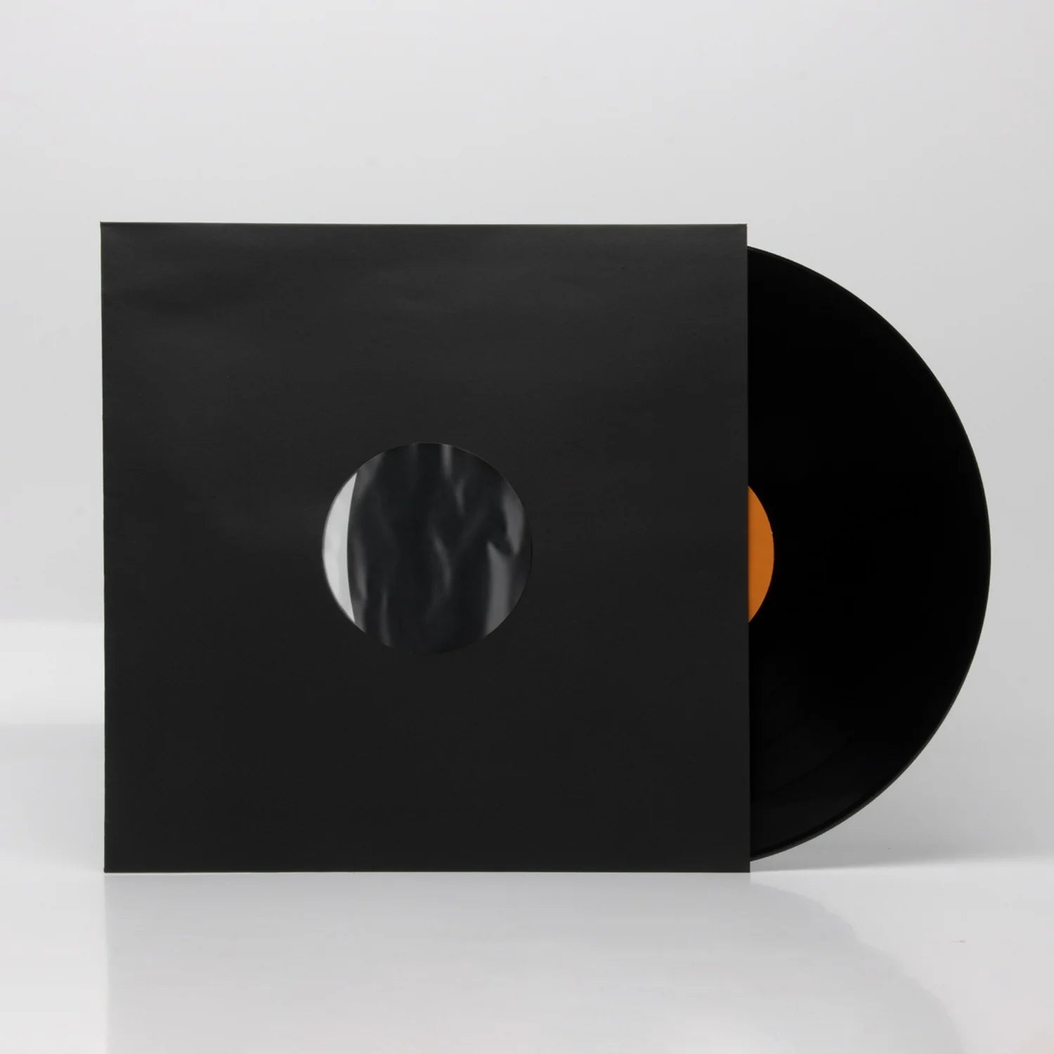 Black Paper Poly-Lined 12" Inner Sleeve - 80gsm