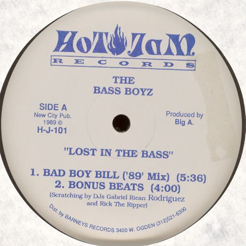 The Bass Boyz : Lost In The Bass (12")