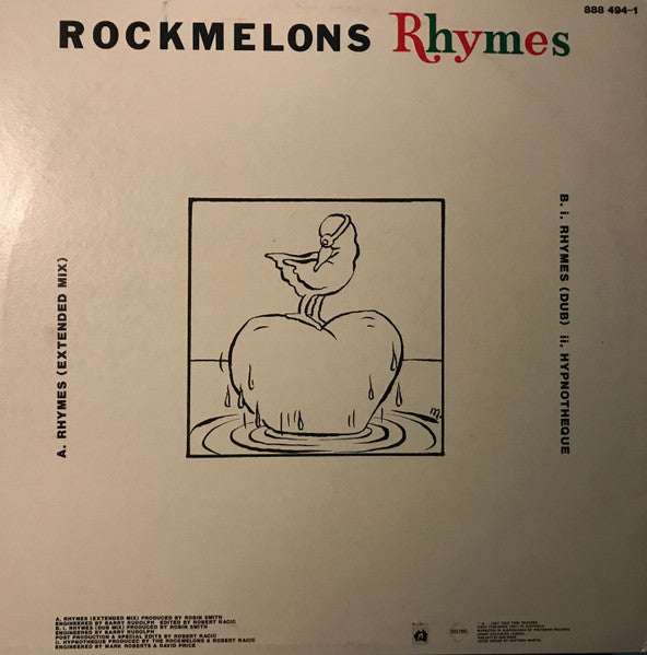 The Rockmelons : Rhymes (12")