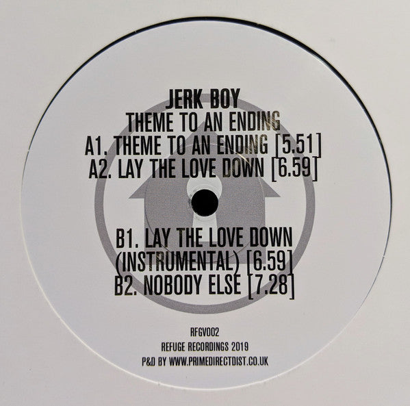 Jerk Boy : Theme To An Ending (12")