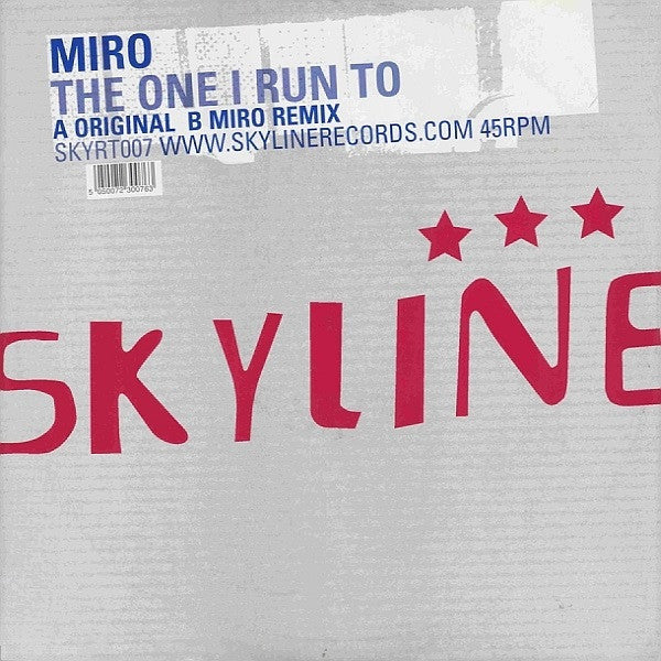 Miro (2) : The One I Run To (12")