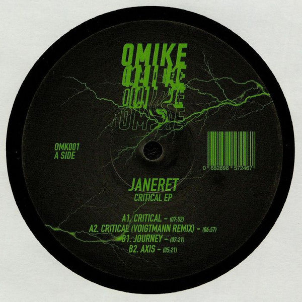 Janeret : Critical EP (12", EP)