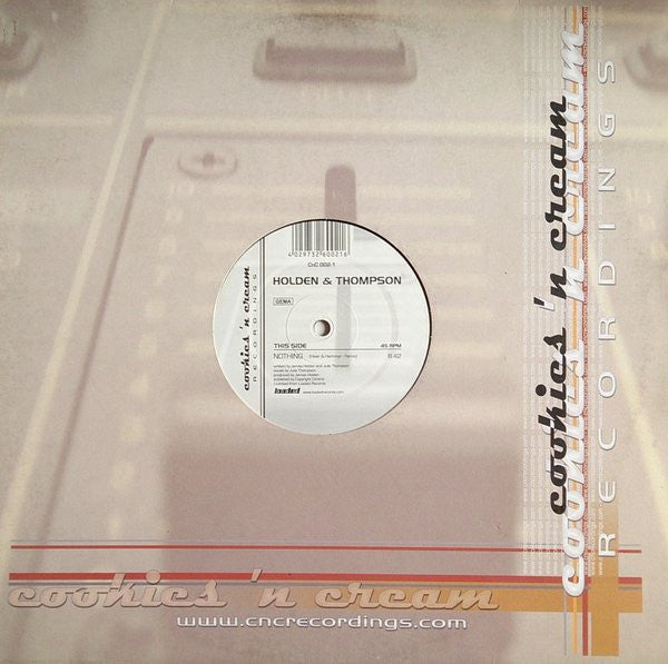 James Holden & Julie Thompson : Nothing (12")