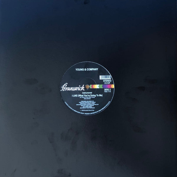 Young & Company : I Like (What You're Doing To Me) (12", RSD, RE)