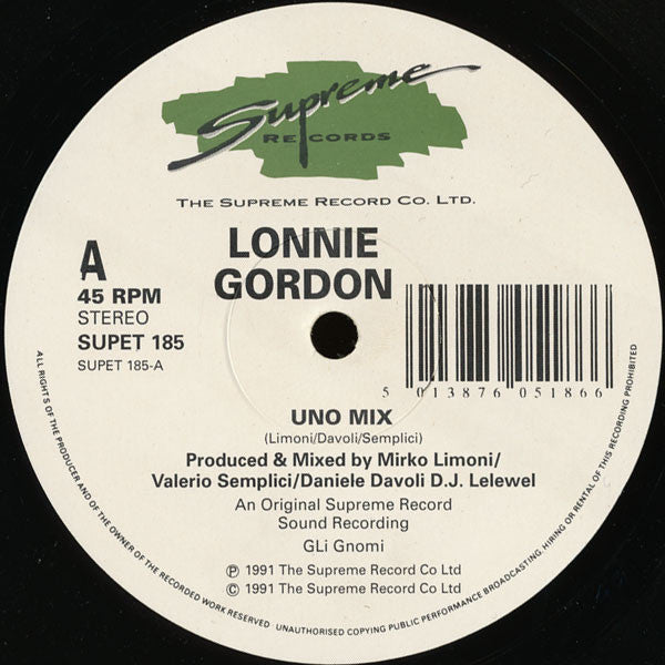 Lonnie Gordon : Gonna Catch You (12")
