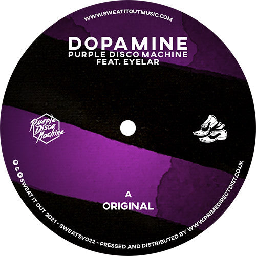 Purple Disco Machine Feat. Eyelar : Dopamine (12", Single)