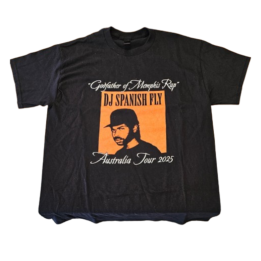 DJ Spanish Fly Australia Tour T-Shirt