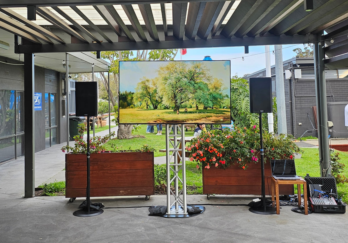 Display Package - 75" 4K TV with Sound