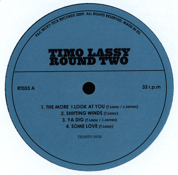 Timo Lassy Featuring José James : Round Two (LP, Album, 180)