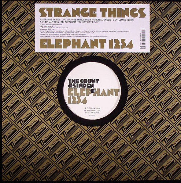 Sinden & Count Of Monte Cristal : Strange Things (12")