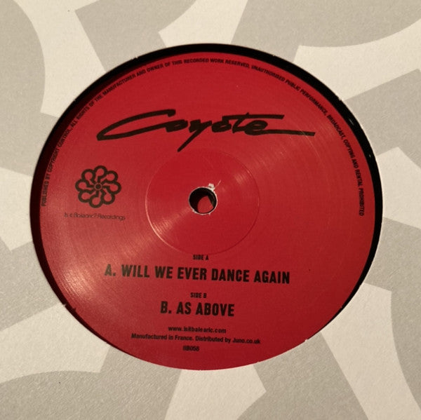 Coyote (5) : Will We Ever Dance Again (12")