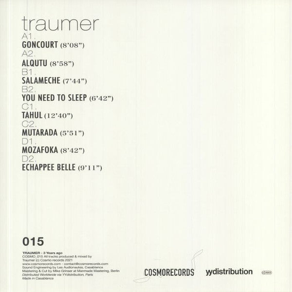 Traumer : 3 Years Ago (2xLP, Album)