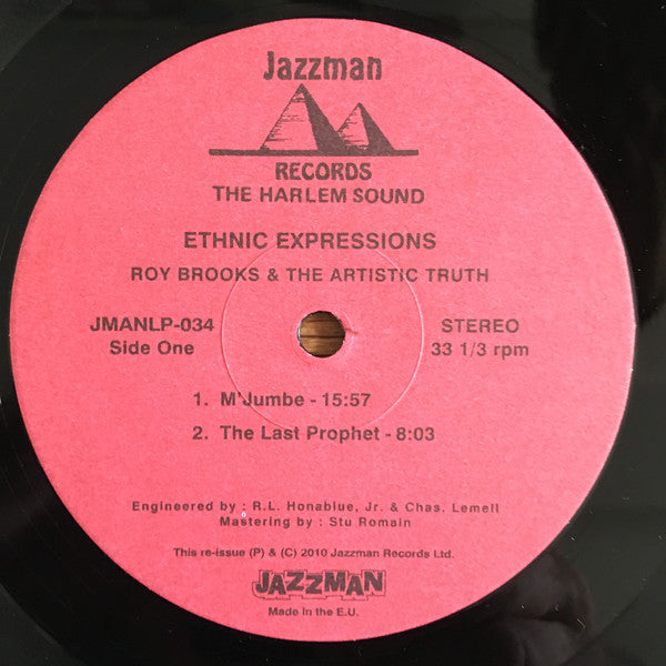 Roy Brooks And The Artistic Truth : Ethnic Expressions (LP, Album, Ltd, Num, RE)
