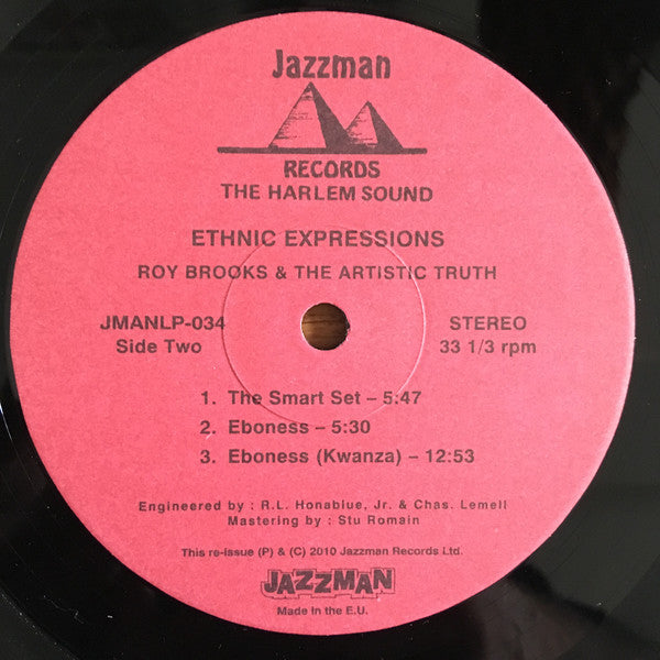 Roy Brooks And The Artistic Truth : Ethnic Expressions (LP, Album, Ltd, Num, RE)