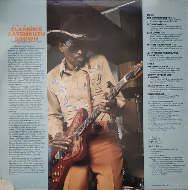 Clarence "Gatemouth" Brown : Pressure Cooker (LP, Album, Comp)