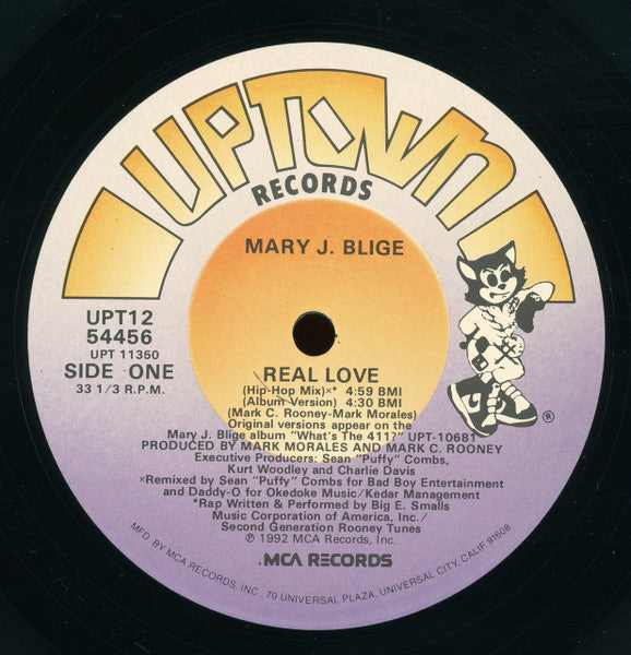 Mary J. Blige : Real Love (12")
