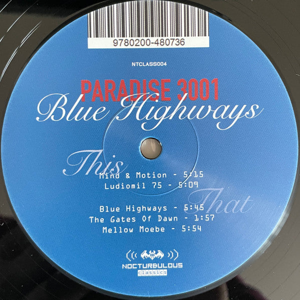 Paradise 3001 : Blue Highways (12", Ltd, RE)