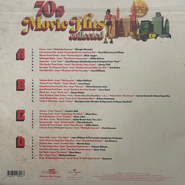 Various : 70s Movie Hits Collected (LP, Pin + LP, Yel + Comp, Ltd)