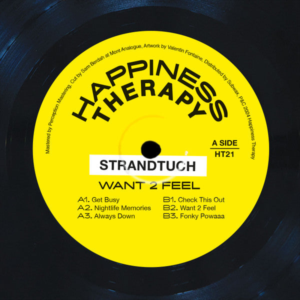 Strandtuch : Want 2 Feel (12", EP)