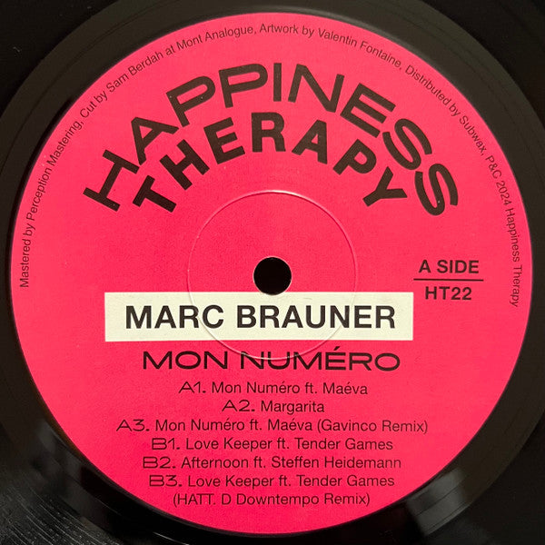 Marc Brauner : Mon Numéro (12", EP)
