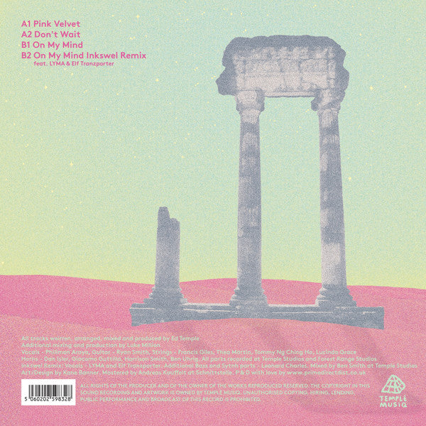 Ed Temple (5) : Pink Velvet (12", EP)