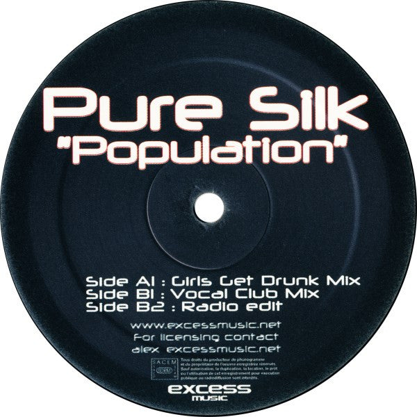Pure Silk (2) : Population (12")