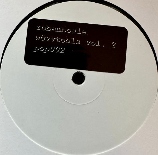 Rob Amboule : Wövv Tools Pt. 2 (12")