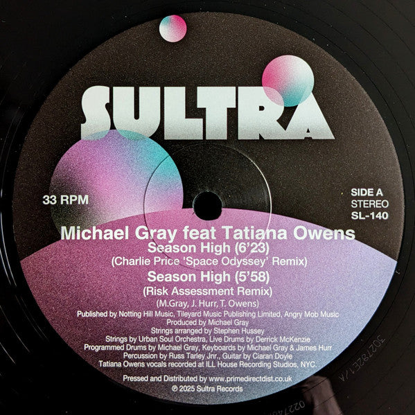 Michael Gray / Antonello Ferrari : Season High / Music Of Life (12")