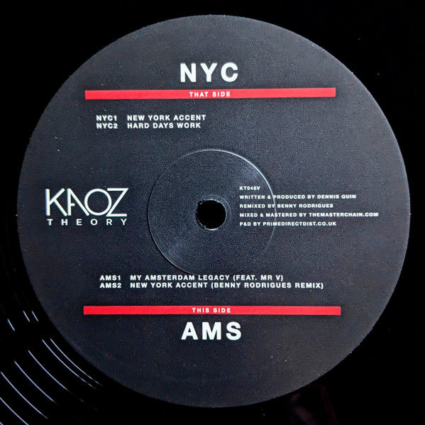 Dennis Quin : NYC AMS (12")