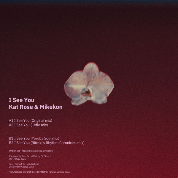 Kat Rose & Mikekon : I See You (12", EP)
