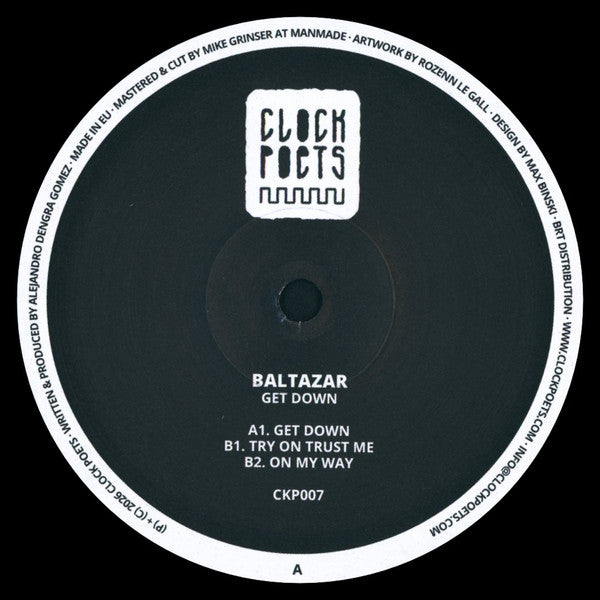 Baltazar (13) : Get Down (12", EP)