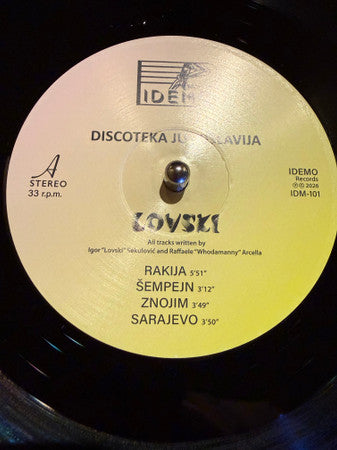 Lovski : Discoteka Jugoslavija (LP, Album)