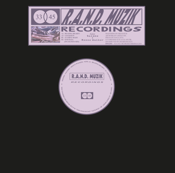 Salomo &  Reece Walker :  Beating Hearts (12", EP)