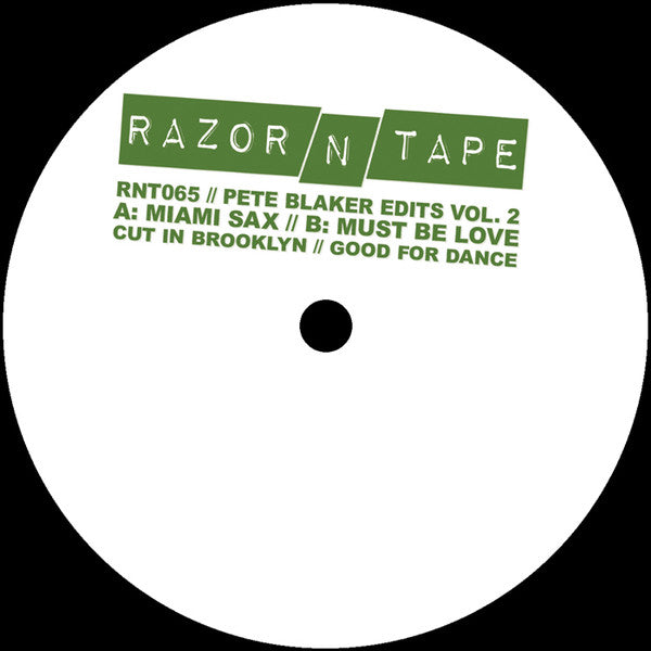 Pete Blaker : Pete Blaker Edits Vol. 2 (12", 180)