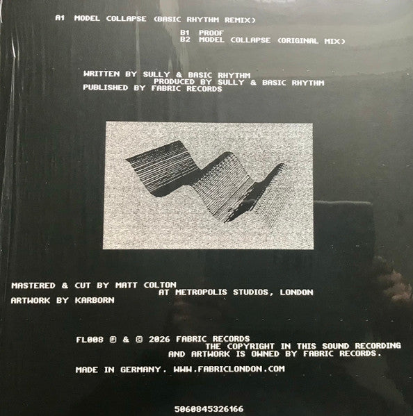 Sully (5) : Model Collapse (Basic Rhythm Remix) (12")