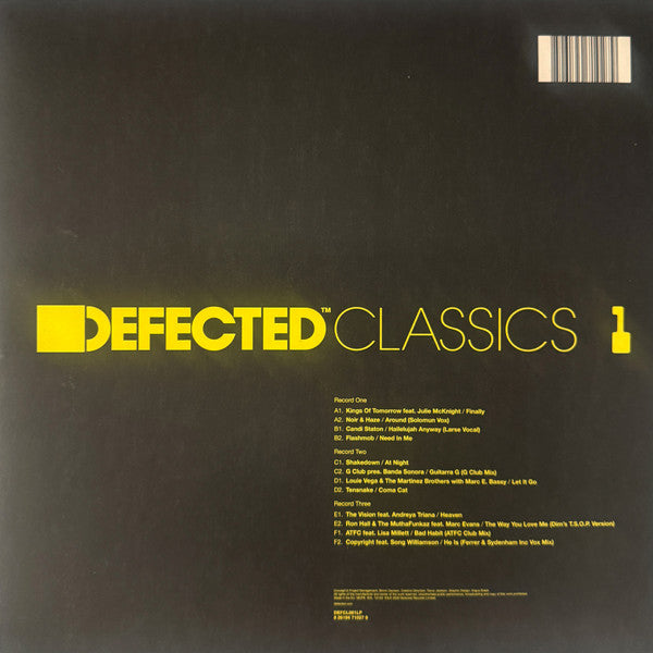 Various : Defected Classics 1 (3x12", Comp)