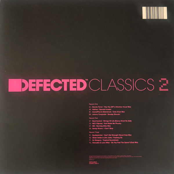 Various : Defected Classics 2 (3x12", Comp)