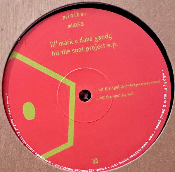 Lil' Mark, Dave Gandy : Hit The Spot Project E.P. (12", EP)