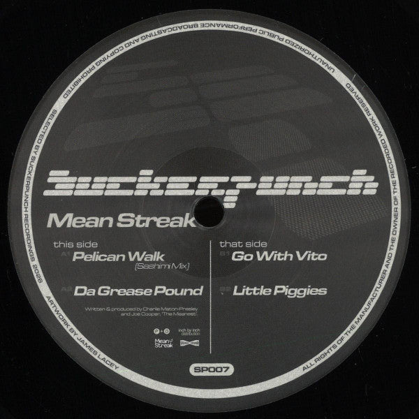 Mean Streak : SUCKERPUNCH007 (12")