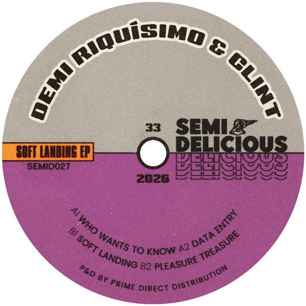 Demi Riquísimo & Clint (16) : Soft Landing EP (12", EP)