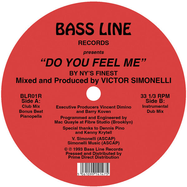 N.Y.'s Finest* : Do You Feel Me (12", RE, Red)