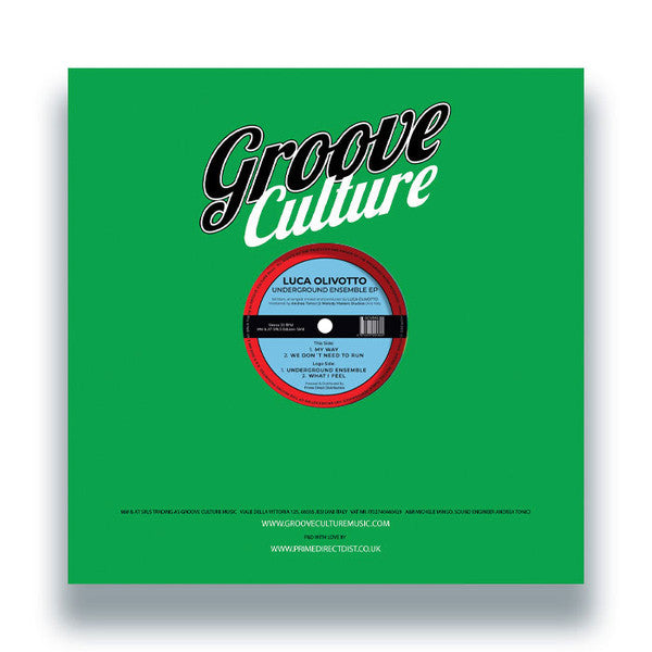 Luca Olivotto : Underground Ensemble EP (12", EP)