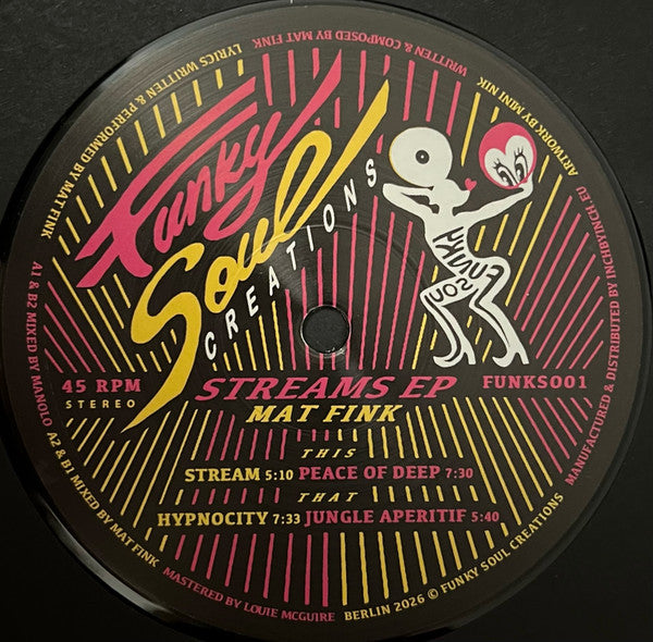 Mat Fink : Streams EP (12", EP)